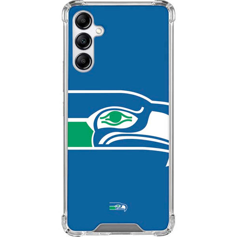 NFL Seattle Seahawks Retro Logo Galaxy A15 5G Clear Case